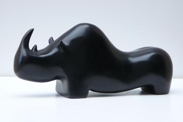 "Rhino" bronze patine noire
