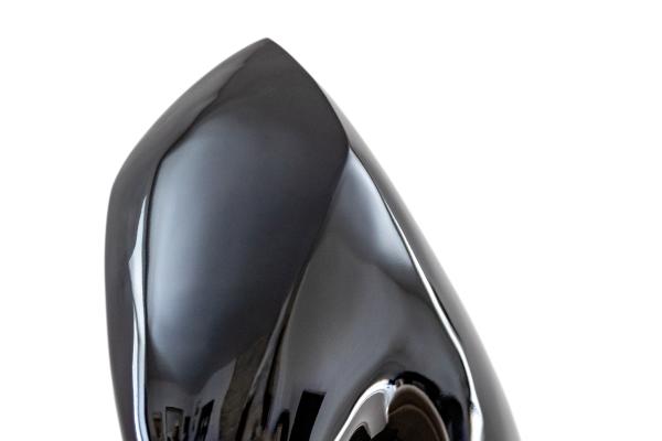 "Sans Défense" éléphant bronze laqué noir