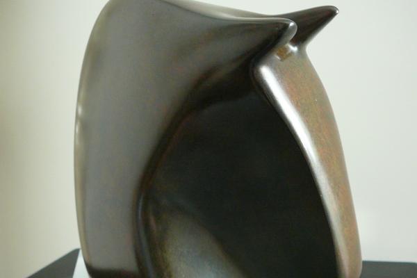 "Cheval" bronze patine brune petit modèle